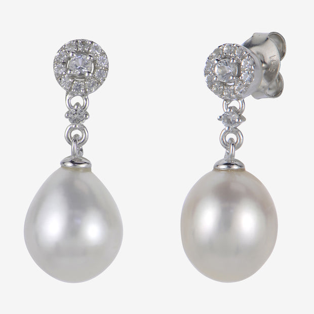 Sterling Silver Freshwater Pearl Earring