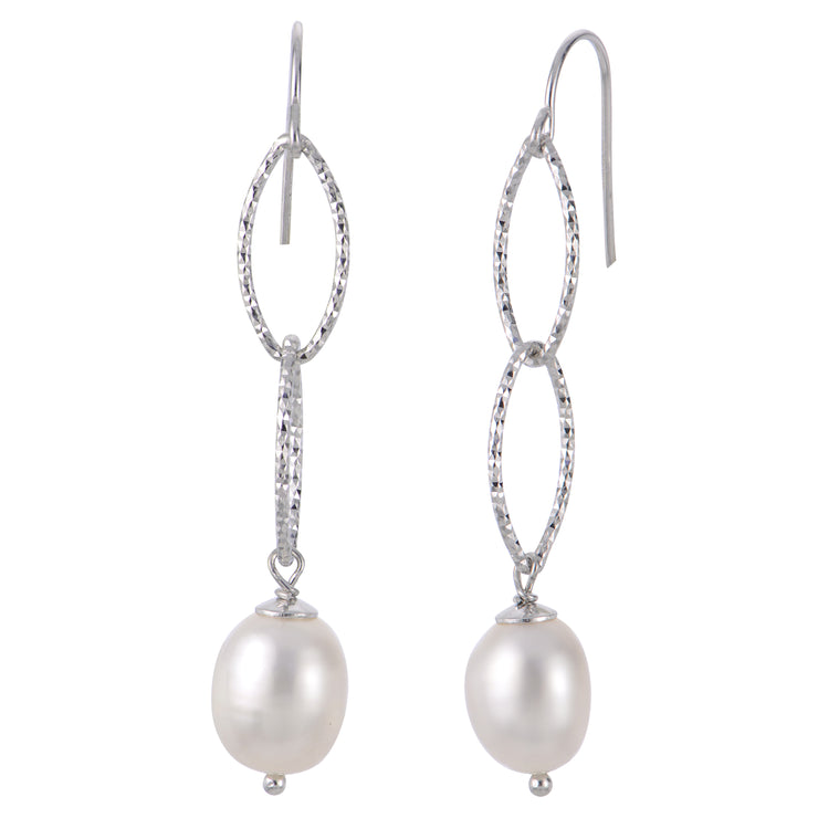 Sterling Silver Freshwater Pearl Earring