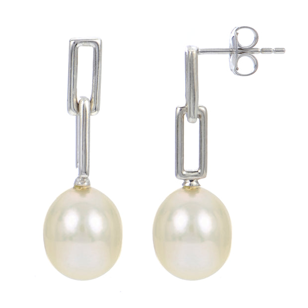 Sterling Silver Freshwater Pearl Earring