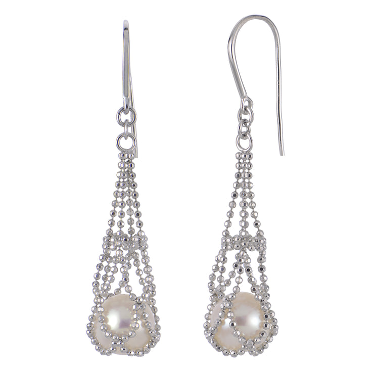 Sterling Silver Freshwater Pearl Earring