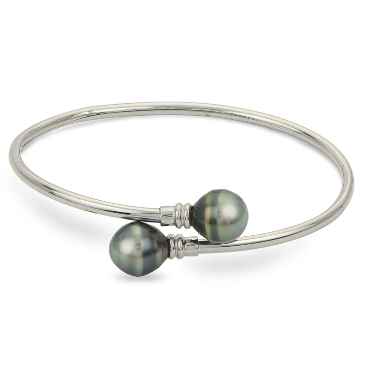 Sterling Silver Tahitian Pearl Bracelet