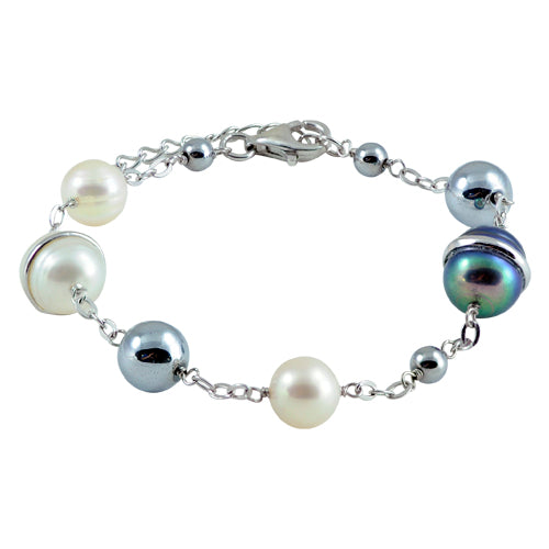 Sterling Silver Freshwater Pearl Bracelet