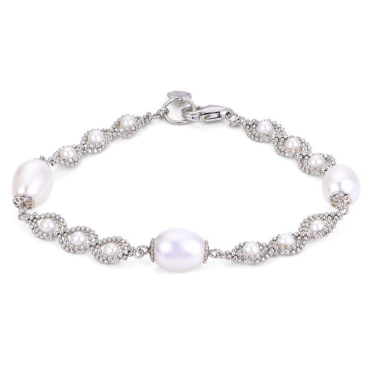 Sterling Silver Freshwater Pearl Bracelet