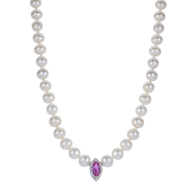 Sterling Silver Freshwater Pearl Necklace