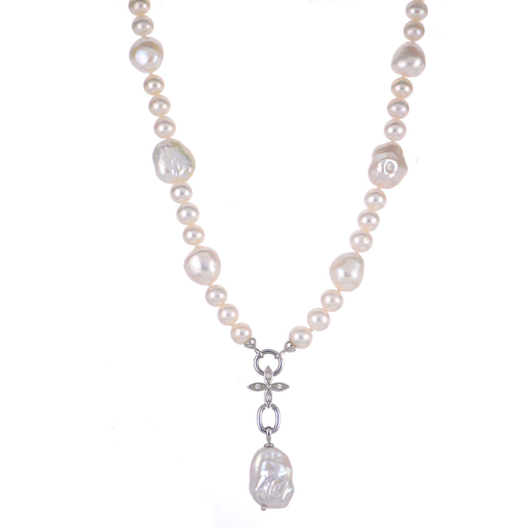 Sterling Silver Freshwater Pearl Necklace