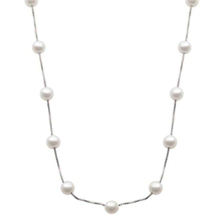 Sterling Silver Freshwater Pearl Necklace