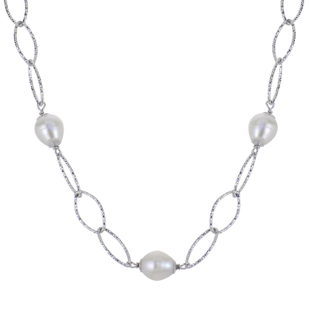 Sterling Silver Freshwater Pearl Necklace