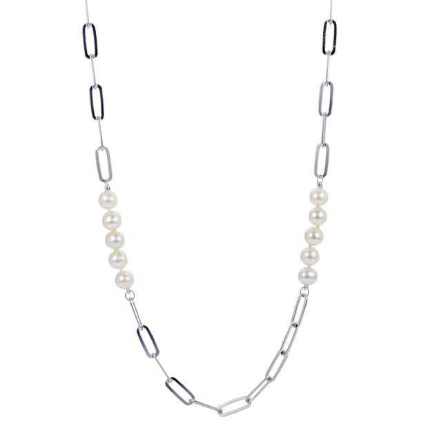 Sterling Silver Freshwater Pearl Necklace