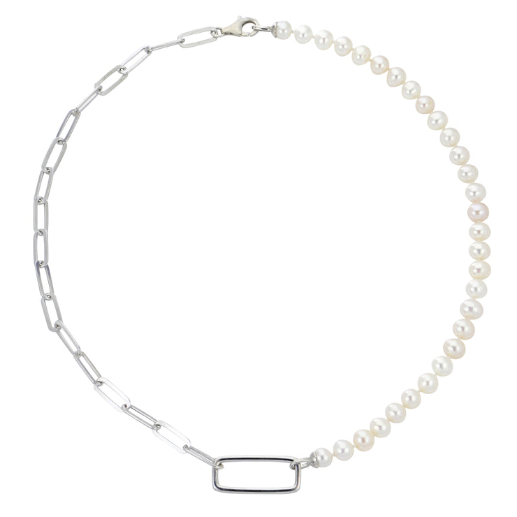 Sterling Silver Freshwater Pearl Necklace