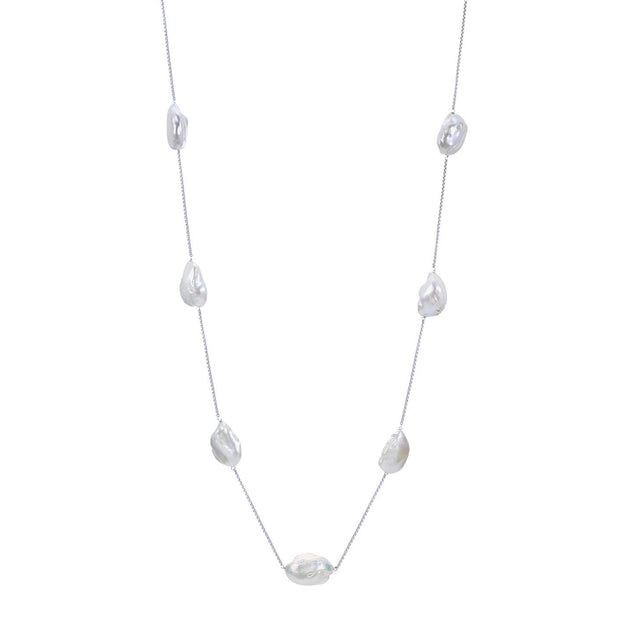 Sterling Silver Freshwater Pearl Necklace