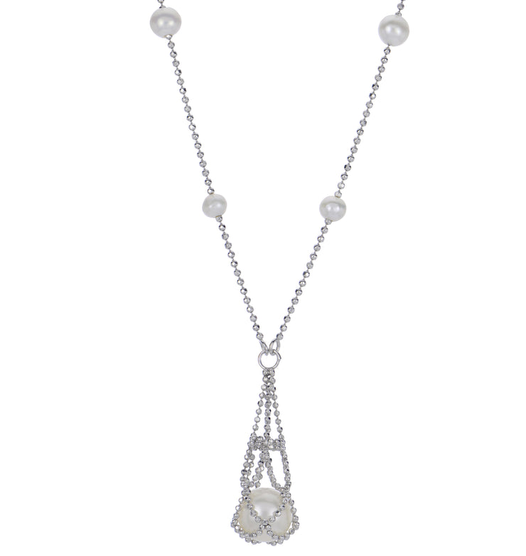 Sterling Silver Freshwater Pearl Necklace