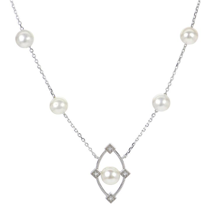 Sterling Silver Freshwater Pearl Necklace