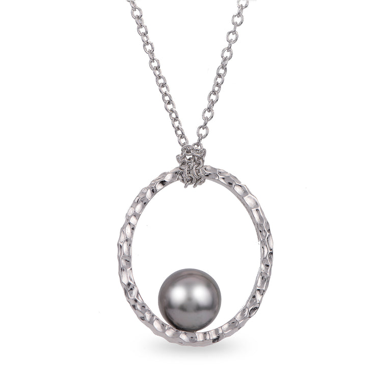 Sterling Silver Tahitian Pearl Pendant