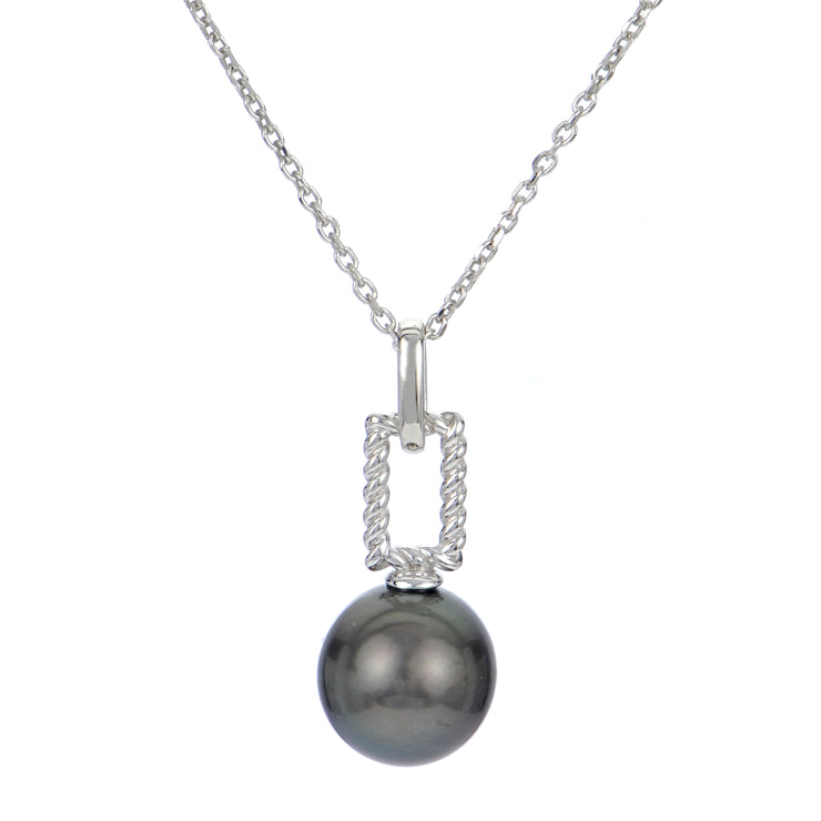 Sterling Silver Tahitian Pearl Pendant