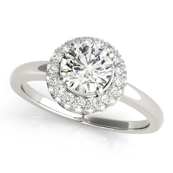 Halo Diamond Engagement Ring