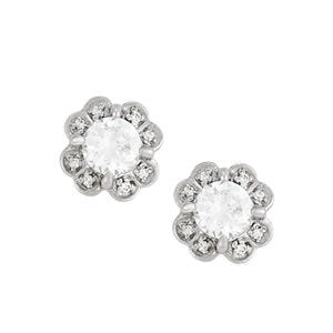 Halo Diamond Earring