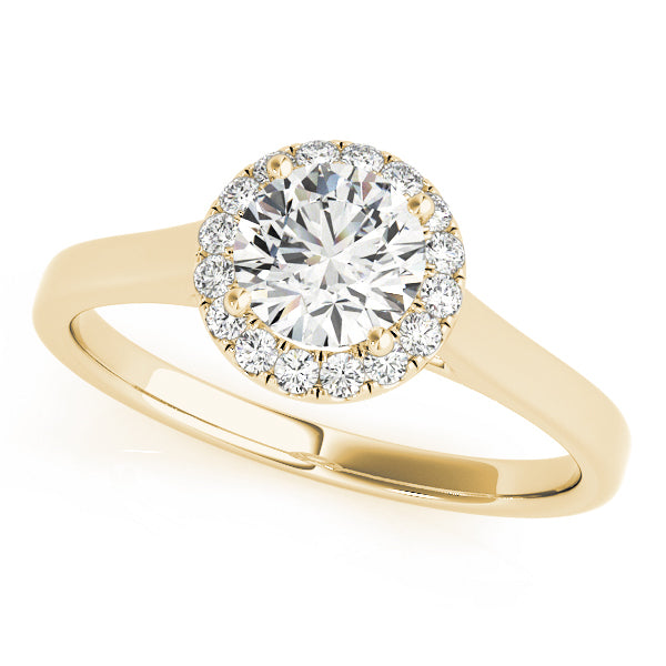 Halo Diamond Engagement Ring