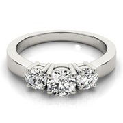 Three Stone Diamond Engagement Ring