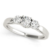 Three Stone Diamond Engagement Ring