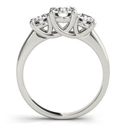 Three Stone Diamond Engagement Ring