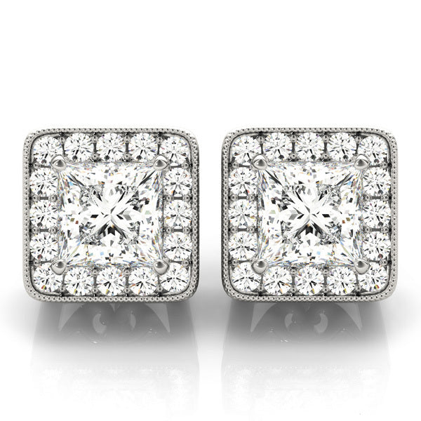 Halo Diamond Earring