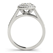 Halo Diamond Engagement Ring