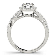 Halo Diamond Engagement Ring