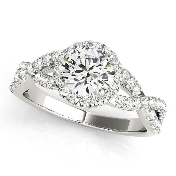 Halo Diamond Engagement Ring