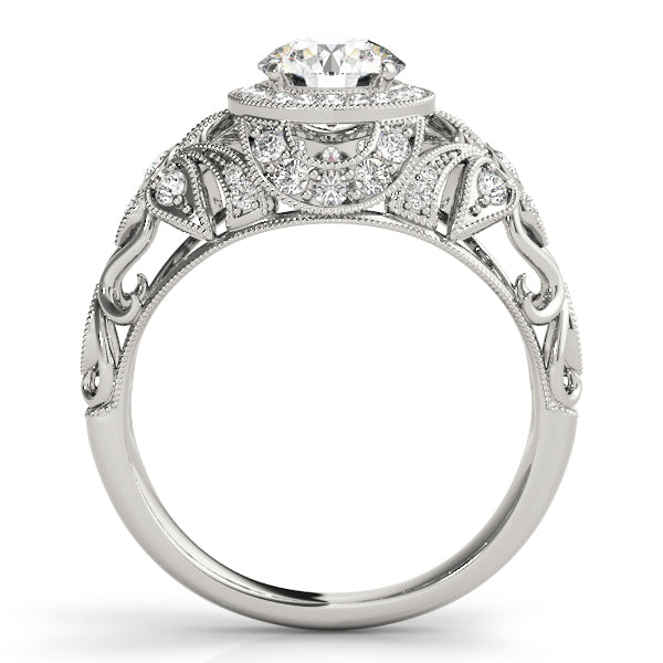 Halo Diamond Engagement Ring