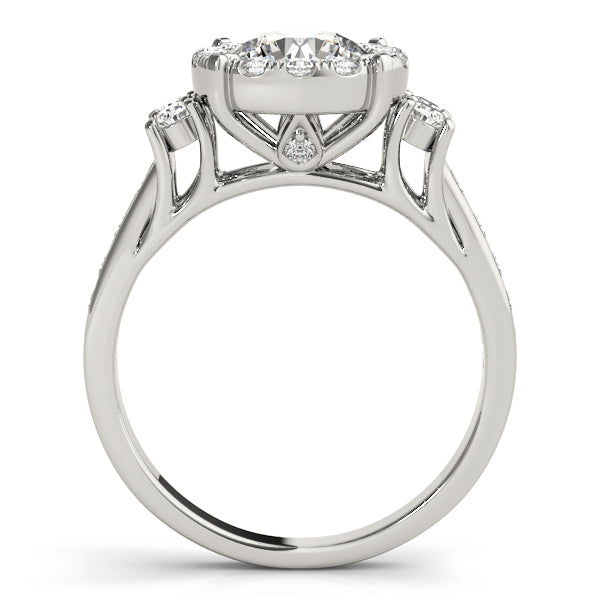 Halo Diamond Engagement Ring