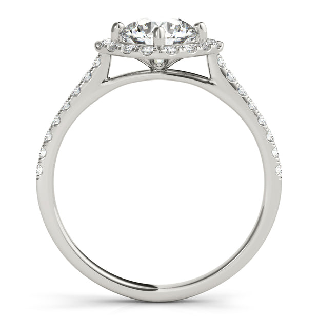 Halo Diamond Engagement Ring