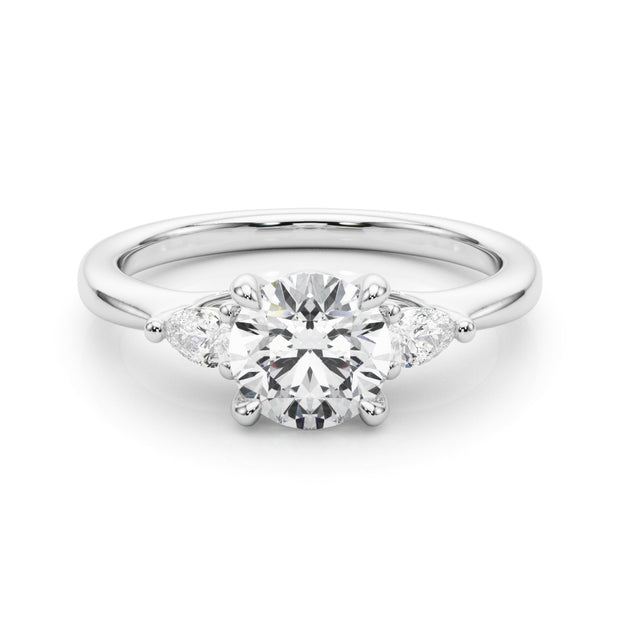 Three Stone Diamond Engagement Ring