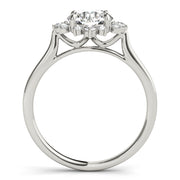 Halo Diamond Engagement Ring