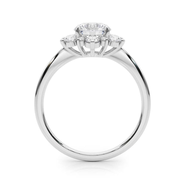 Halo Diamond Engagement Ring