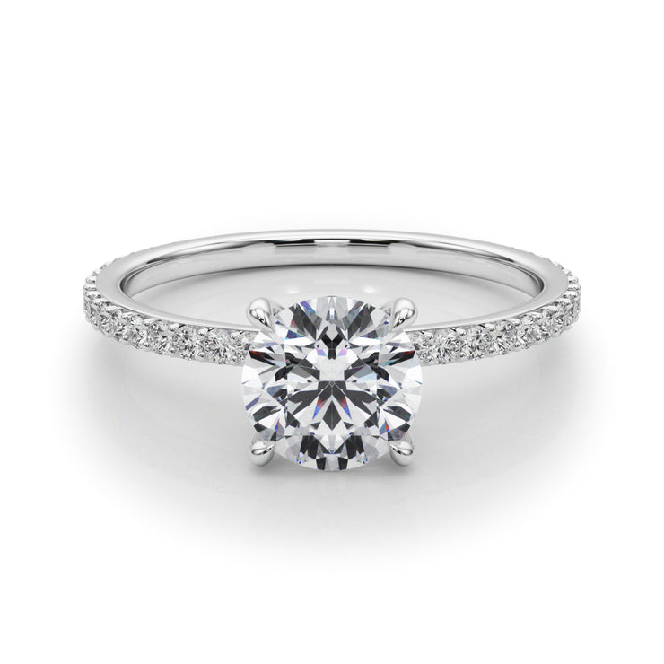 Halo Diamond Engagement Ring