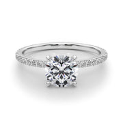 Halo Diamond Engagement Ring