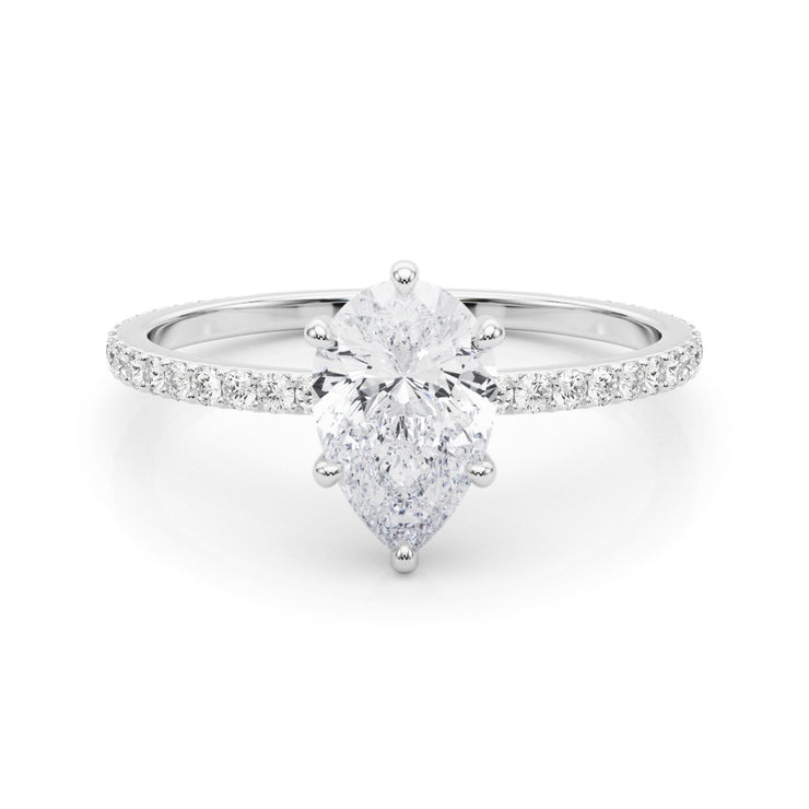 Halo Diamond Engagement Ring