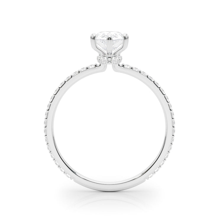 Halo Diamond Engagement Ring