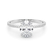 Halo Diamond Engagement Ring