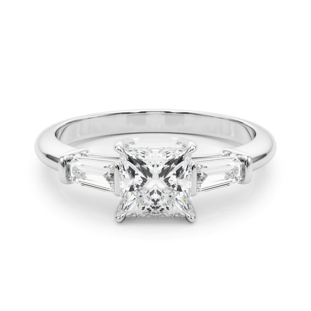 Three Stone Diamond Engagement Ring