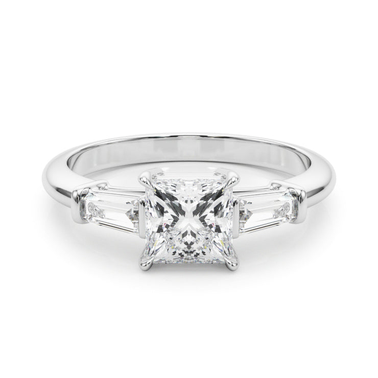 Three Stone Diamond Engagement Ring