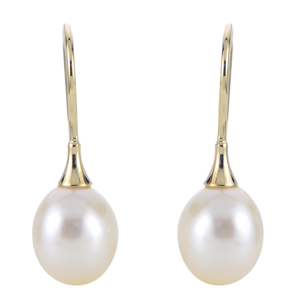 14KT Yellow Gold Freshwater Pearl Earring