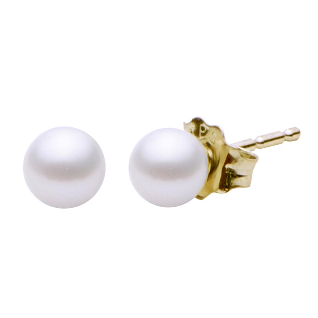 14KT Yellow Gold Freshwater Pearl Earring