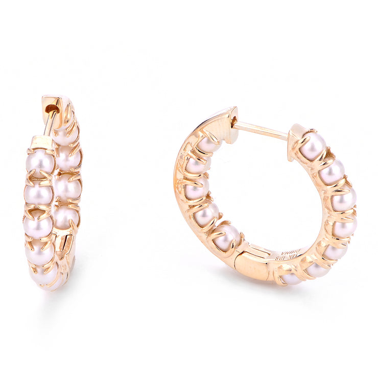 14KT Yellow Gold Freshwater Earring