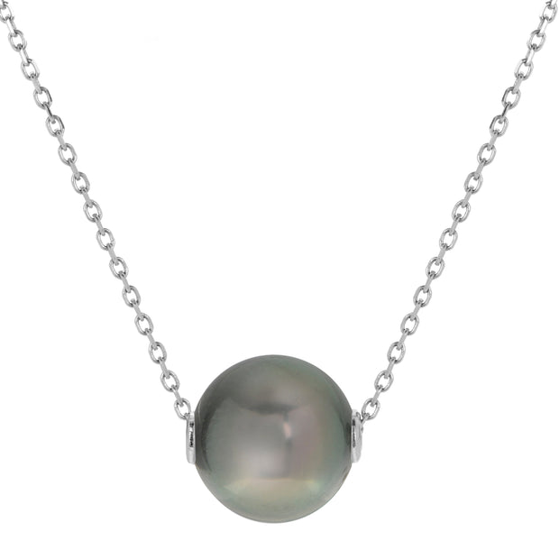 14KT Yellow Gold Tahitian Pearl Necklace