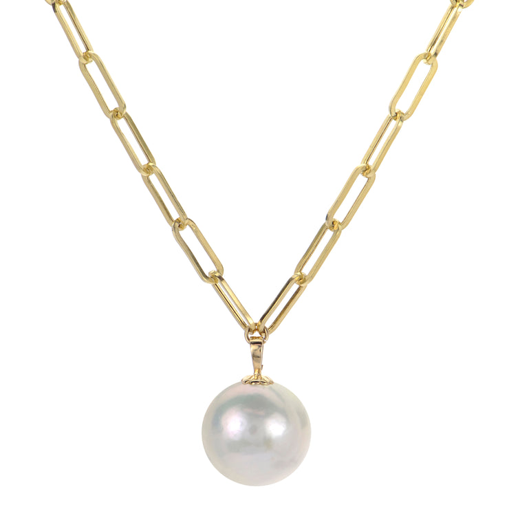 14KT Yellow Gold Freshwater Pearl Necklace