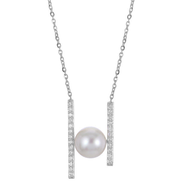 14KT Yellow Gold Akoya Pearl Necklace