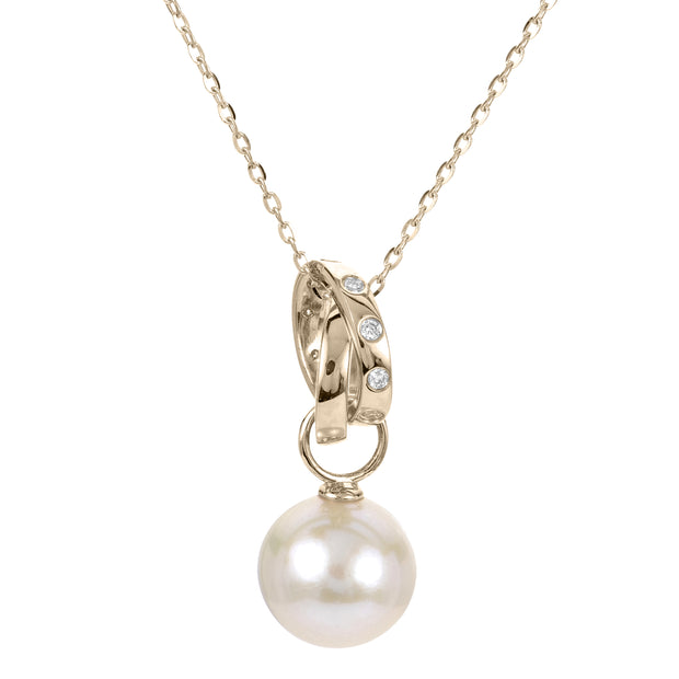 14KT Yellow Gold Freshwater Pearl Pendant