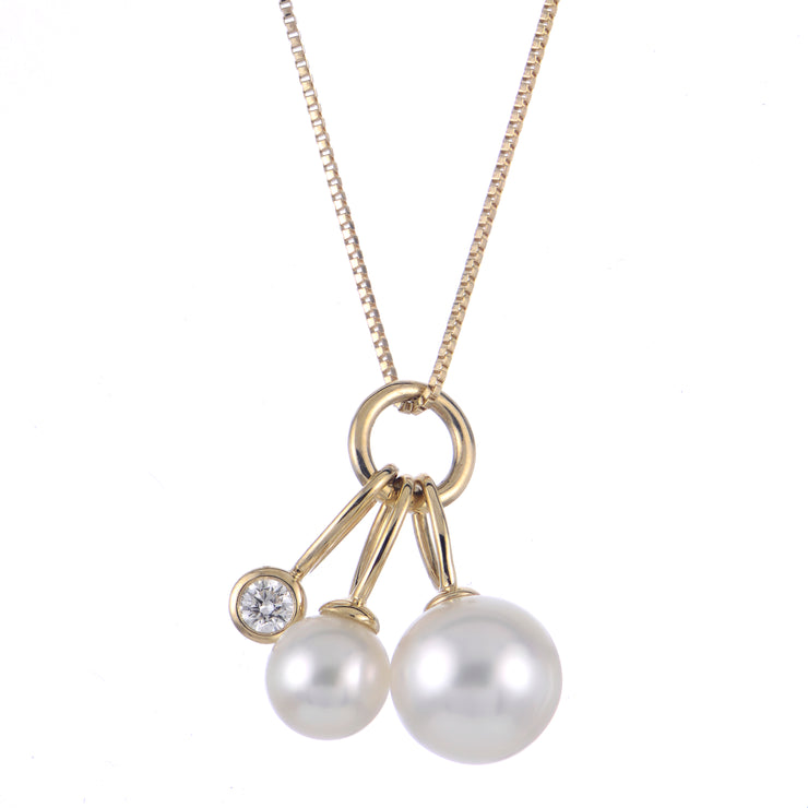 14KT Yellow Gold Freshwater Pearl Pendant