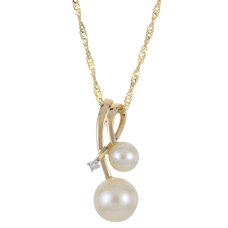 14KT Yellow Gold Freshwater Pearl Pendant